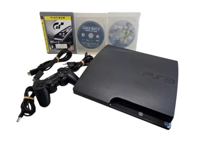KONSOLA SONY PS3 SLIM 160 GB/3GRY/PAD/OKAZJA!