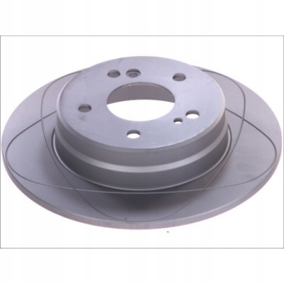 Диск ate power disc mercedes clk 200 '02- задня 24 фото №1