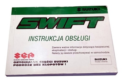 Suzuki SWIFT – Instrukcja obsługi