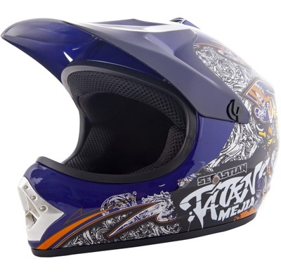 CASCO CROSSOWY DZIECIECY ENDURO QUAD ATV BMX CROSS L  