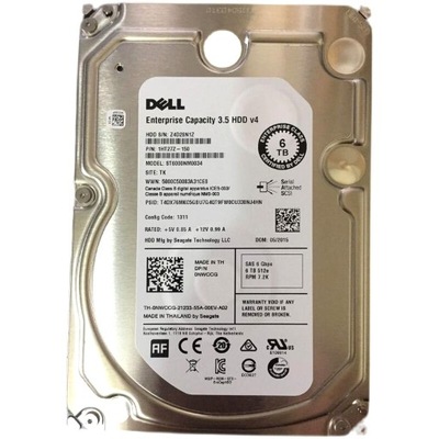 DYSK DELL SEAGATE ENT 6TB SAS ST6000NM0034 6G 7.2K 3,5 0NWCCG