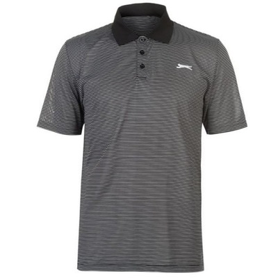 SLAZENGER Micro Stripe Męskie POLO tu L _30228