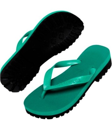 JAPONKI KLAPKI HAVAIANAS VIBRAM X 39/40 ZIELONE