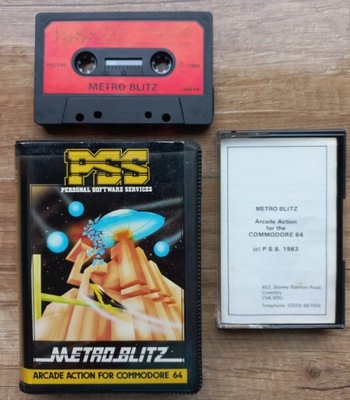 Metro Blitz prezent Commodore 64 C C64 gra