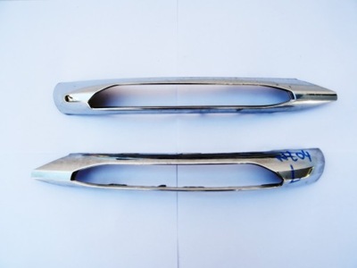 Crhom решётки левый правый mercedes w204 klasa-c фото №1