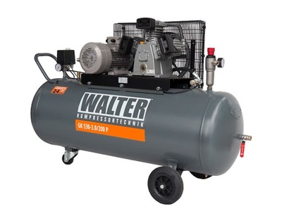 KOMPRESOR SPRĘŻARKA WALTER GK530/200 10BAR 200L