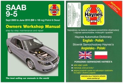 SAAB 9-5 (2005-10) 95 MANUAL REPARACIÓN I EKSPLOATACJI HAYNES +GRATIS 24H  