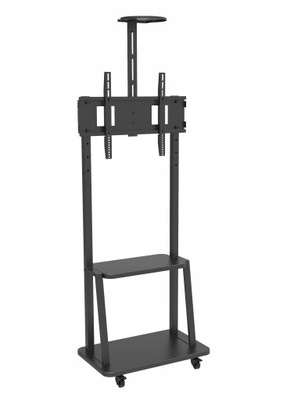 Stojak mobilny Techly 32"-70", 60kg, z półką