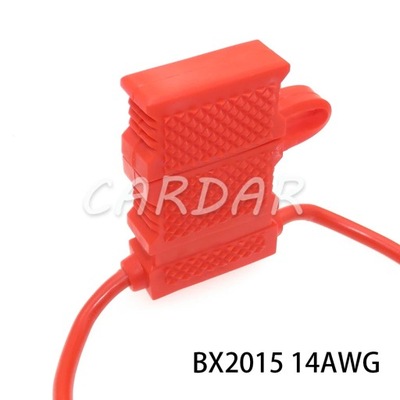 1 SET MEDIUM AUTO WATERPROOF IN-LINE BLADE TYPE FUSE HOLDER 14AWG 17~3104  