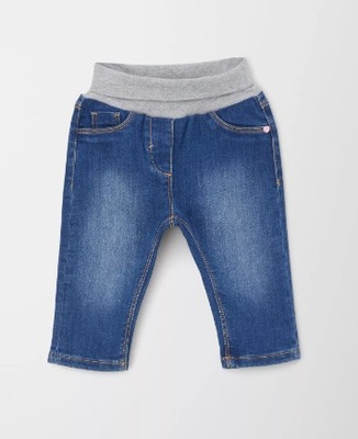 s.Oliver Spodnie jeansowe dziewczęce roz 74 cm