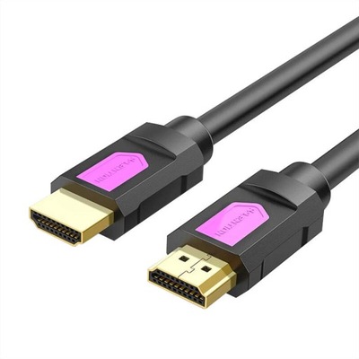 Kabel HDMI 4K High-Speed do HDMI Lention, 3m czarny 4K@60Hz