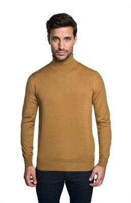 Sweter golf kamel Recman xxl