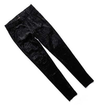 PLV M 38 CZARNE SPODNIE RURKI STRETCH JAK LEGGINSY