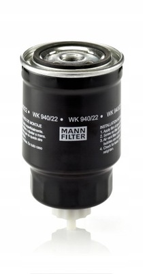 MANN-FILTER WK 940/22 FILTRO COMBUSTIBLES  