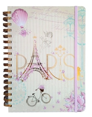 Notatnik B5 pamiętnik w linie na spirali notes