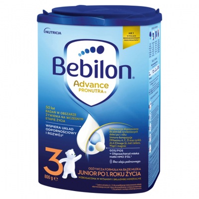 Bebilon Junior 3 Pronutra-Advance Melko 800g