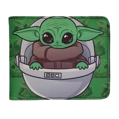 Portfel Dwuczęściowy Star Wars Baby Yoda Zielony 4