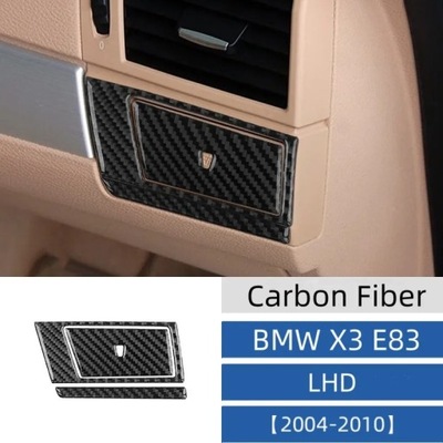 PARA BMW X3 E83 2006-2010 DE PUERTA CON FIBRAS DE CARBÓN SOPORTE CENTRUM STE~14754  