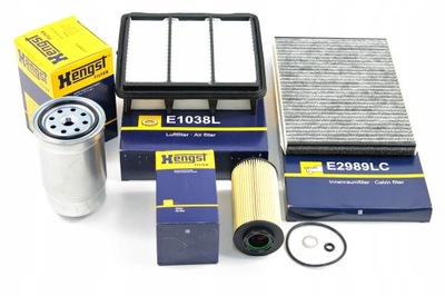 Hengst набір фільтрів kia ceed i 1.6 crdi 128km фото №1