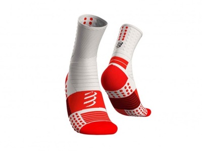 Compressport skarpetki biegowe Pro Marathon białe [Rozmiar 35-38]