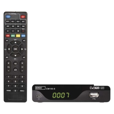 DEKODER DVB-T, DVB-T2 Emos J6014 EM190-S