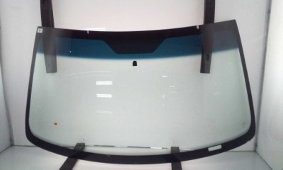 Стекло лобовое передняя dodge ram 2003-2009 зелёный фото №1