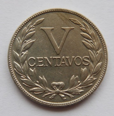 KOLUMBIA 5 CENTAVOS 1938