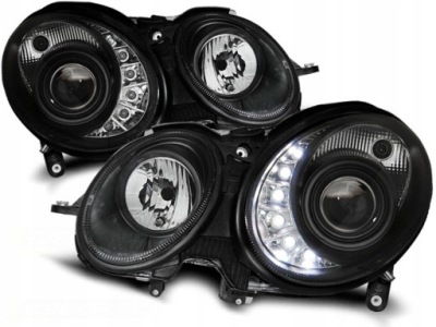 Фонари линзовые mercedes w211 02-06r led daylight фото №1