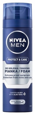 NIVEA MEN PIANKA DO GOLENIA 200ML NAWILŻAJĄCA