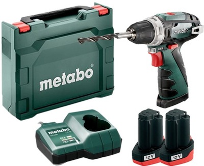 Wiertarko-wkrętarka PowerMaxx BS 2x2,0Ah METABO