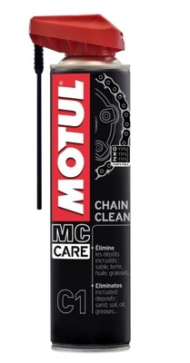 MOTUL C1 CHAIN CLEAN 400ML CZYŚCIK SPRAY ЖИДКОСТЬ DO ОЧИСТКИ ЦЕПИ