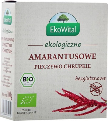 Pieczywo amarantusowe bezglutenowe BIO 100 g