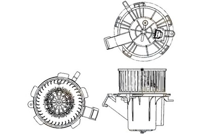 Hella вентилятор воздуходувка smart fortwo cabrio электрический фото №1