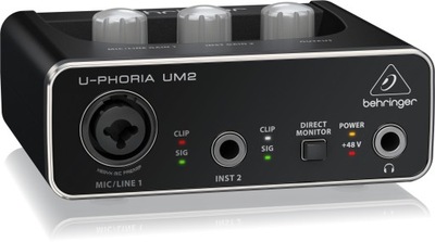 Interfejs audio USB Behringer U-Phoria UM2