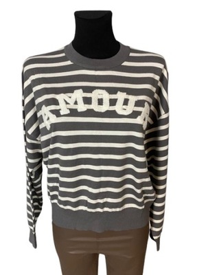 SWETER SWETEREK DAMSKI W PASKI AMOUR NAIIF UNI