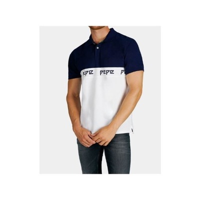 Pepe Jeans polo Fidall biały XXL