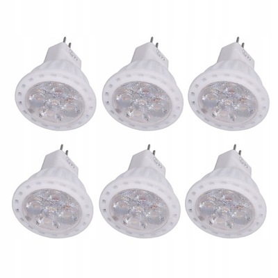 6 szt. Żarówki LED 360LM MR11 4W 12V Żarówki