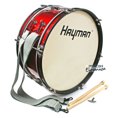 Hayman JMDR-1607 bęben basowy marszowy 16x7″