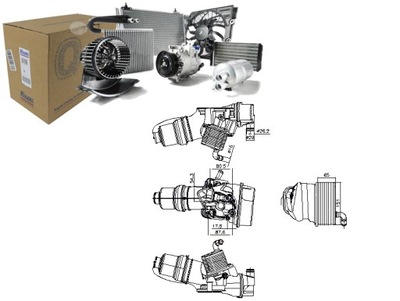 РАДІАТОР МАСЛА AUDI A1 A3 A4 B7 A6 C6 TT SEAT ALTEA ALTEA XL EXEO