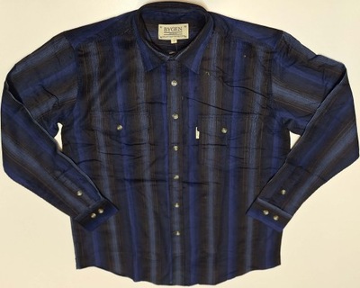 Koszula męska sztruksowa kolor niebieski bawełna 100% firma Bygen rozmiar S