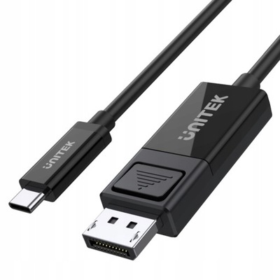 Adapter USB-C na DP 1.4 4K 8k Unitek Dwukierunkowy