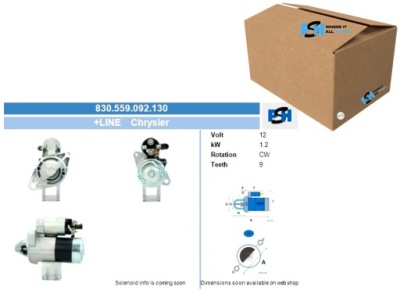 Стартер bv psh 830.559.092.130 фото №1