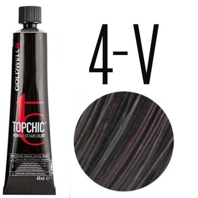 Goldwell TOPCHIC 60ml Farba do włosów 4-V