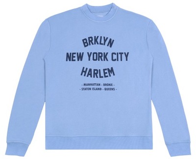 Niebieska bluza New York PRIMARK XXL