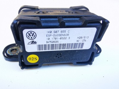 VW SEAT AUDI SKODA SENSOR MÓDULO ESP 1K0907655C  