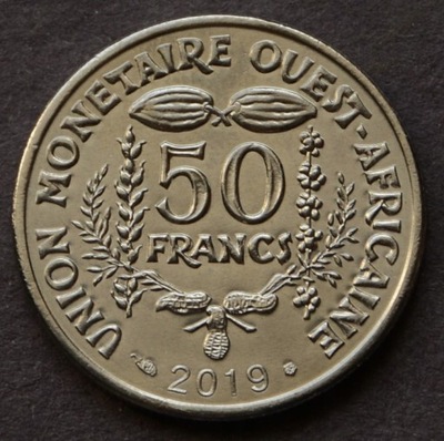 Afryka Zachodnia - 50 franków 2019