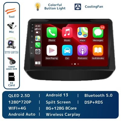 NAVEGACIÓN GPS PARA CHEVROLETA ONIX CAVALIER 2020-2021 RADIO BEZPRZEWODOWE CARPLAY  