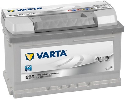 АККУМУЛЯТОР VARTA SILVER 74AH 750A E38