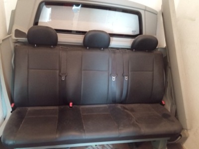 Обшивка сиденье заднее сиденье стена ремни двойная кабина vw t6 lift фото №1