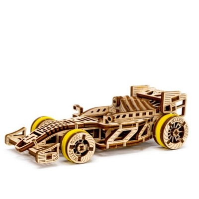 WoodenCity Samochód Bolid Drewniane Puzzle 3D